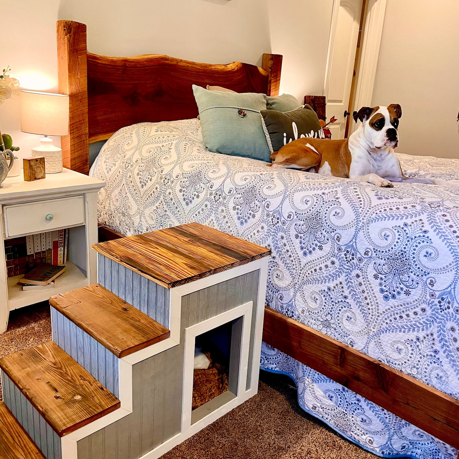 DIY Pet Stairs/steps Dog Bed Stairs Dog Bed Steps Pet Bed Etsy UK