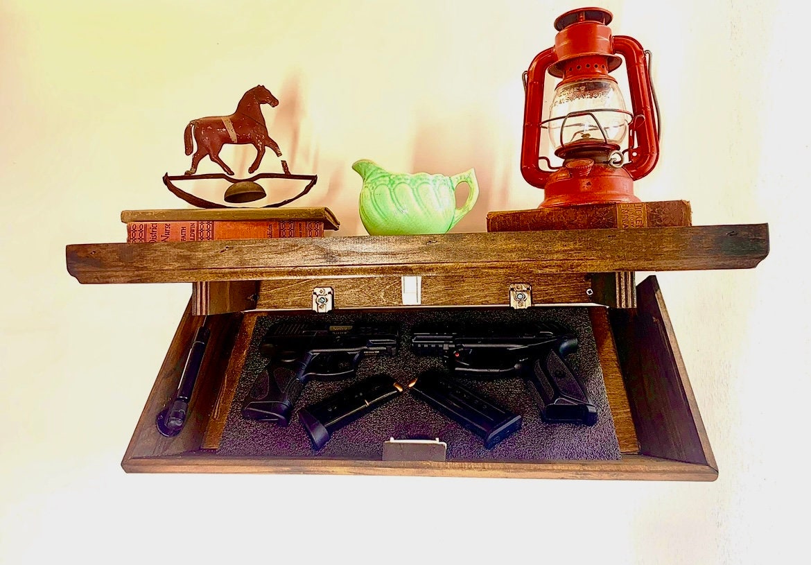 Concealment Coat Rack and Floating Shelf Plan Bundle — Matthew Peech ...