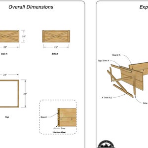 Collapsible Square X Frame Tree Collar Plans, Christmas Tree Collar ...