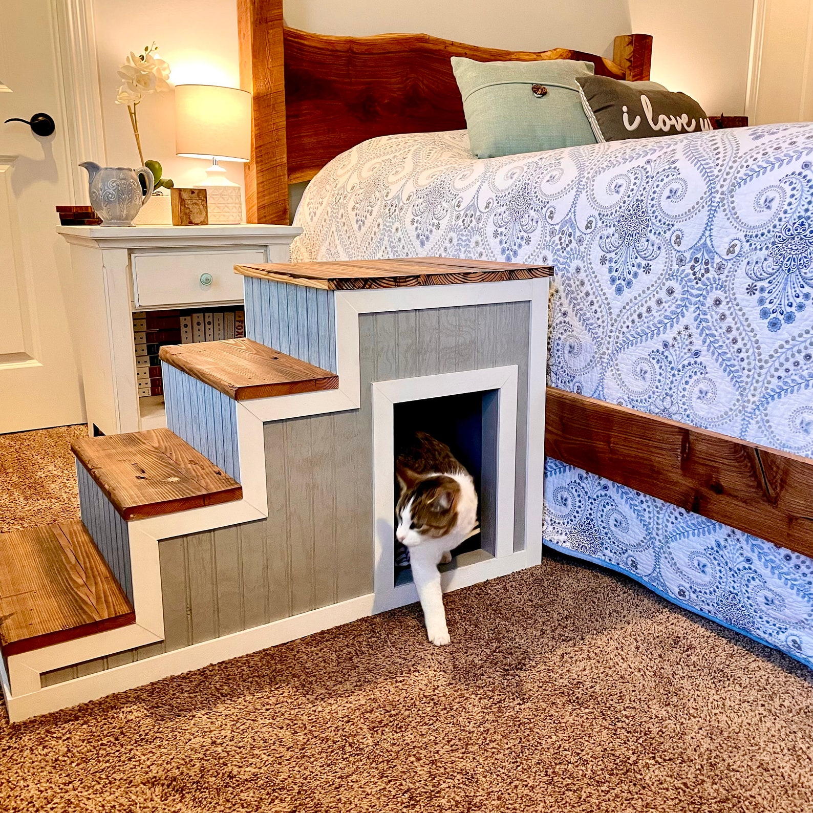 DIY Pet Stairs/steps Dog Bed Stairs Dog Bed Steps Pet Bed Etsy UK