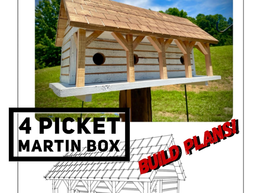 Martin Box Plans, Purple Martin Box Plans, Birdhouse Plans, Martin Box, Diy Martin Box, Wooden