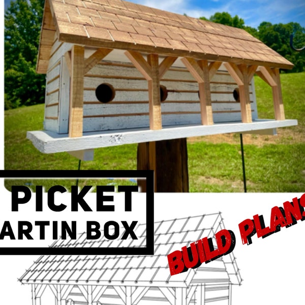 Martin Box Plans, Purple Martin Box Plans, Birdhouse Plans, Martin Box, Diy Martin Box, Wooden Martin Box Plans, Build Plans, Martin House