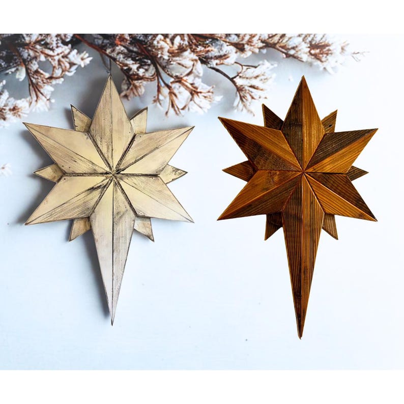 North Star Build Plans, Christmas Star Digital Build Plans, Decorative ...