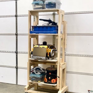 Transforming Shelf /Workbench Digital Plans, Convertible Table/Shelf Build Plans, Transforming Shelf Plans, DIY Table/Shelf Plans, image 7