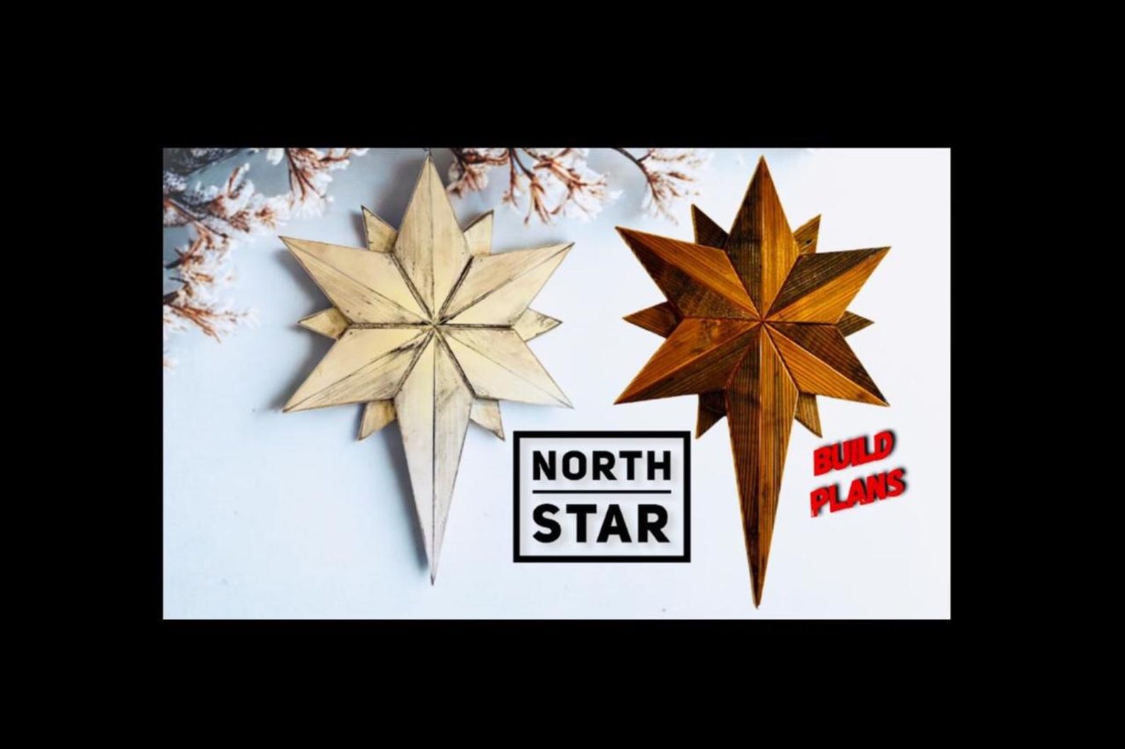 North Star Build Plans, Christmas Star Digital Build Plans, Decorative ...