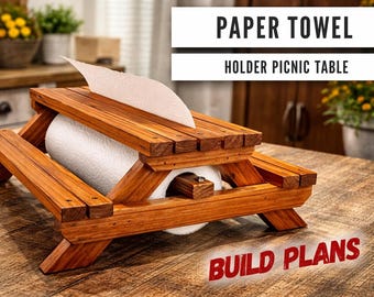 Paper Towel Holder Picnic Table Plans, Picnic Table Decorations Plans, Paper Towel Dispenser Plans, Paper Towel Holder Plans