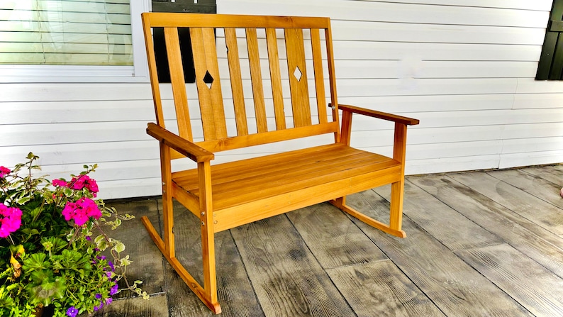 Klassiska dubbelgungstolsplaner, verandagungstolsplaner, dubbelgungstolsplaner, diamantformade gungstolsplaner bild 9