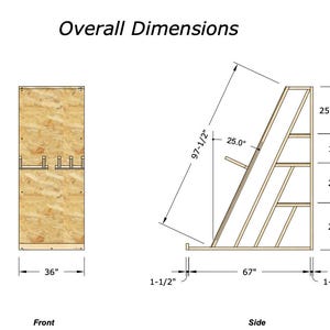 Lumber Storage Rack Plans, Lumber Storage Plans, DIY Shop Lumber Rack ...