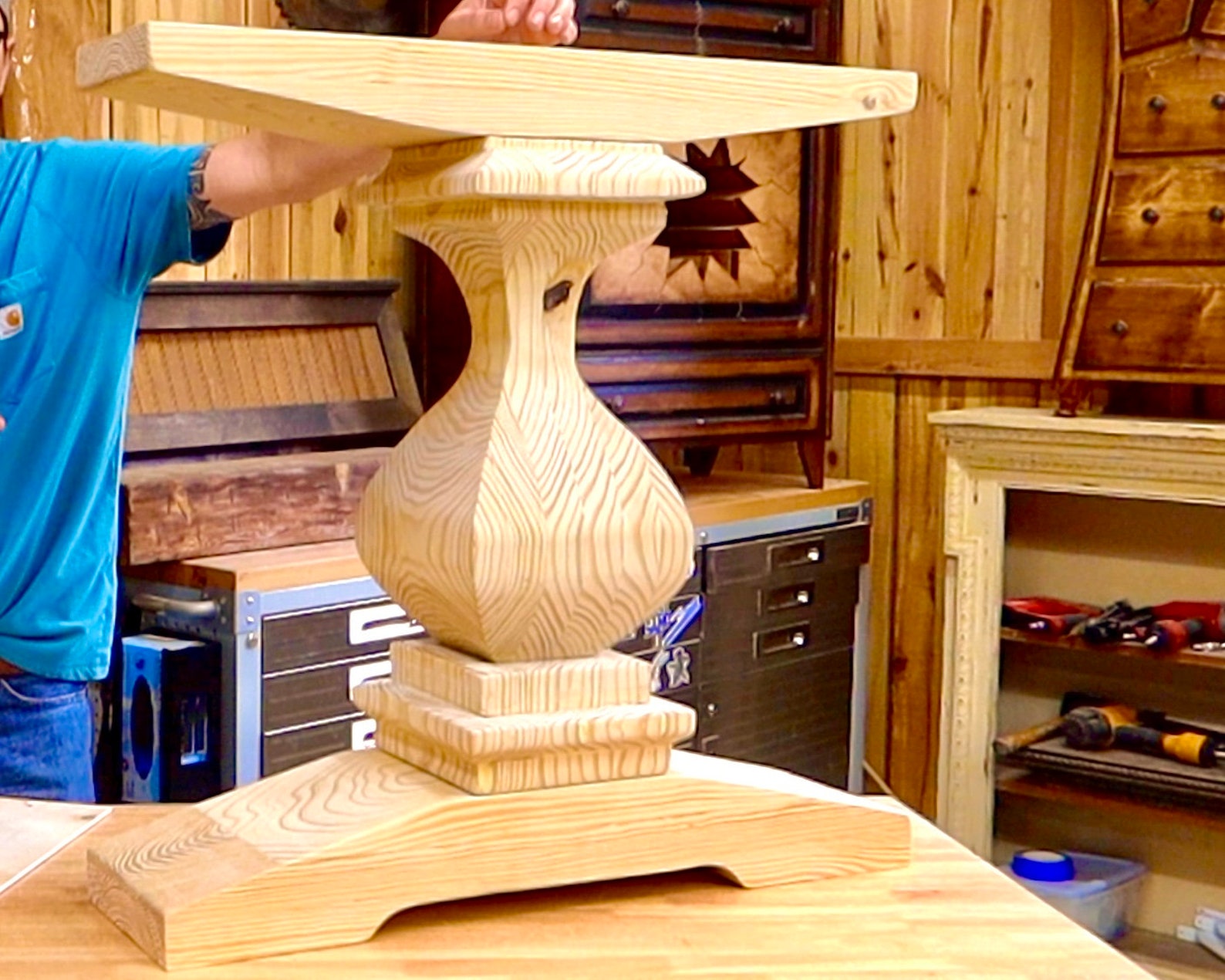 Pedestal Leg Template Pedestal Template Square Wood Turning Etsy