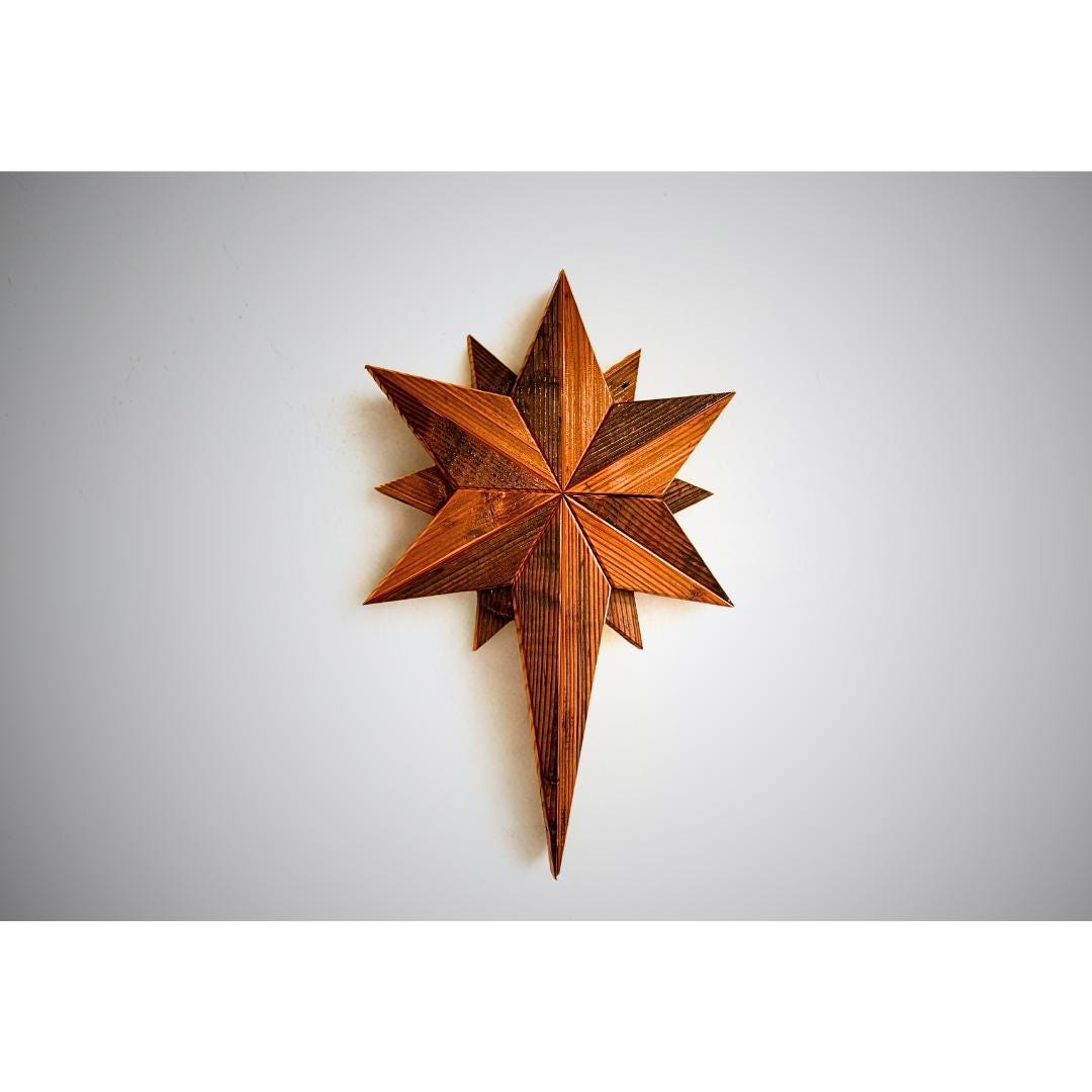North Star Build Plans, Christmas Star Digital Build Plans, Decorative ...