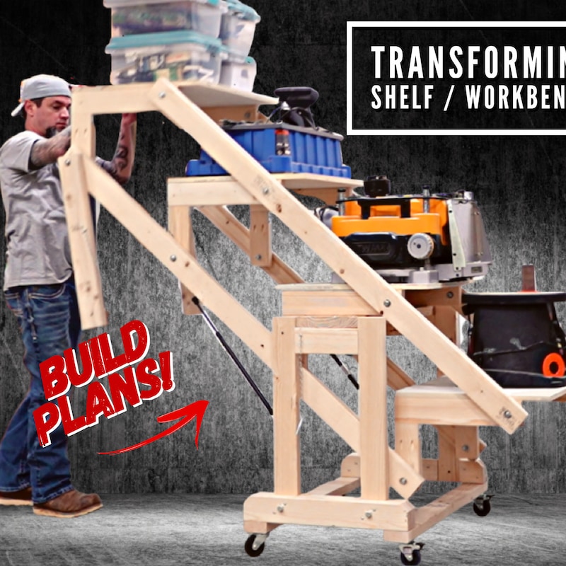 Shelf Craft Table Plans - Etsy