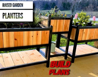 Planos de jardineras para parterres elevados, planos de jardines elevados, planos de jardineras, planos de parterres elevados, planos de jardines elevados, planos de jardineras