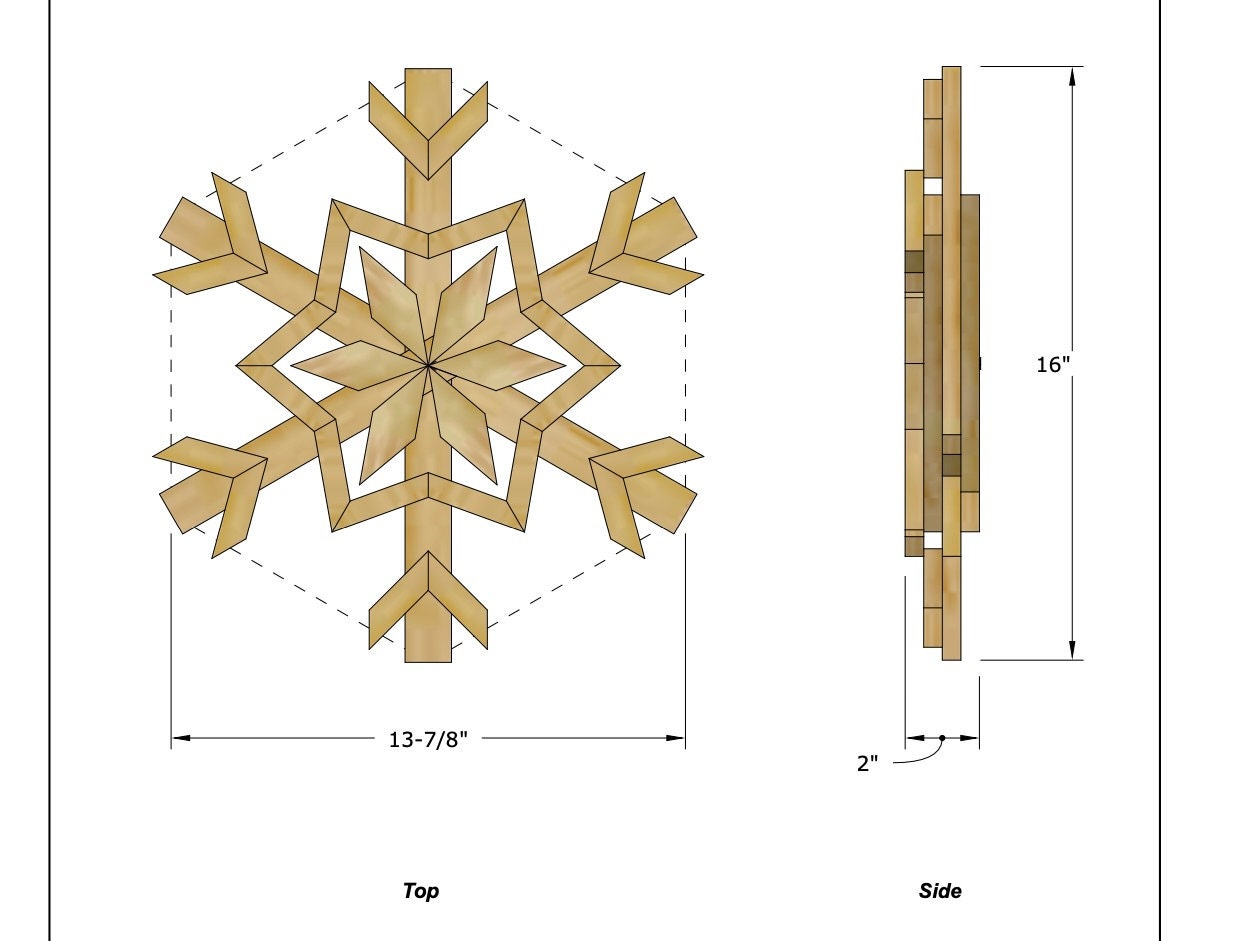 Wood Snowflakes! Low cost. High profit with low cost fence Picket build.  [Video]