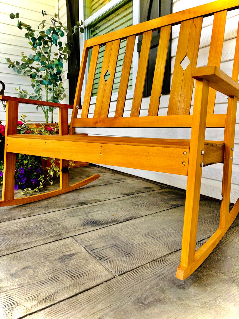 Klassiska dubbelgungstolsplaner, verandagungstolsplaner, dubbelgungstolsplaner, diamantformade gungstolsplaner bild 7