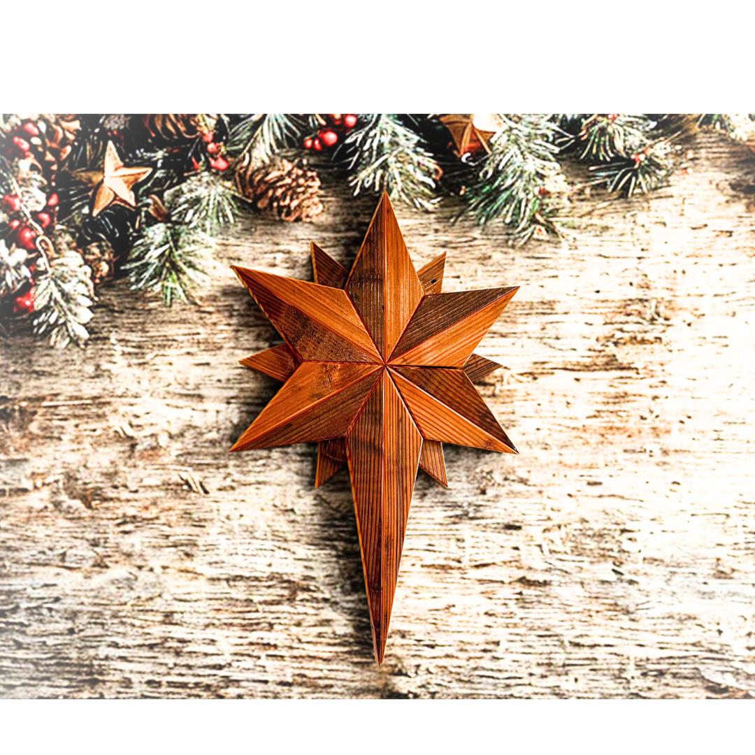 North Star Build Plans, Christmas Star Digital Build Plans, Decorative ...