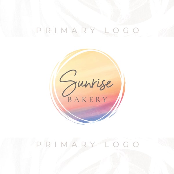 Sun Logo, Sunrise Logo, Sunset Logo, Premade Logo, Custom Logo, Watermark Logo, Business Logo, Website Logo