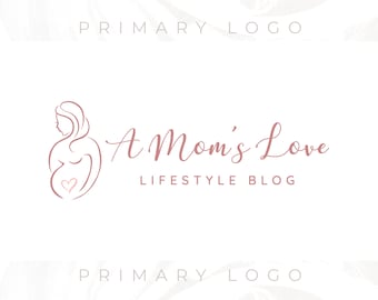 Logotipo de mamá embarazada, logotipo de doula, logotipo de maternidad, logotipo de embarazo, logotipo de mamá, logotipo prefabricado, logotipo personalizado, logotipo comercial, logotipo del sitio web
