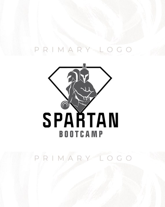 Spartan Logo Body Builder Logo Fitness Trainer Logo Gym Etsy