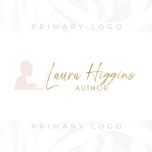 Författarlogotyp, Bloggarlogotyp, Kvinna- och datorlogotyp, Kvinna med glasögon-logotyp, Författarlogotyp, Företagslogotyp,