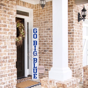 Go Big Blue | UK | Kentucky Wildcats | Vertical Porch Sign | FREE Standard SHIPPING