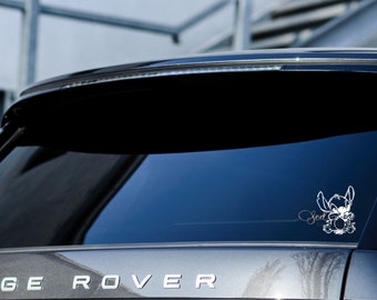 Stitch Car Decal | Disney Car Decal | Disney Sticker | Stitch and Mickey | Mickey Car Decal | Lilo and Stitch Decal | Permanent Decal