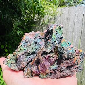 Iridescent Rainbow &quot;mountain&quot; Turgite Goethite Hematite 4&quot;