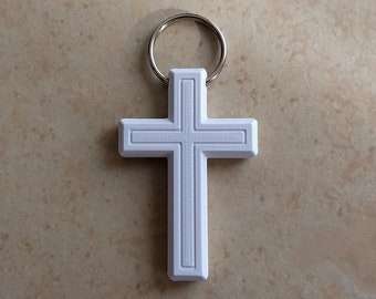 Cross Keychain - 3D Printed