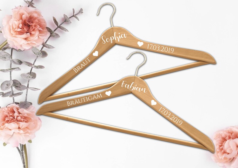 Wedding Decoration Personalized Vinyl STICKER For Wooden Hanger DIY Accessory