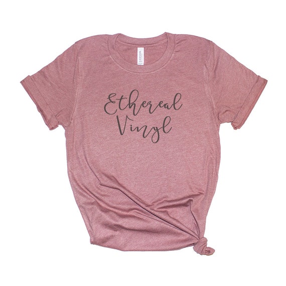 Bella Canvas 3001 Heather Mauve T-Shirt Mockup Blank Shirt