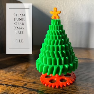 STEAMPUNK Gear Tree CHRISTMAS Decoration *STL only*
