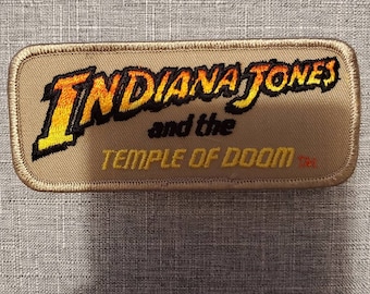 Indiana Jones and the Temple Of Doom Crew Patch 100% Authentic