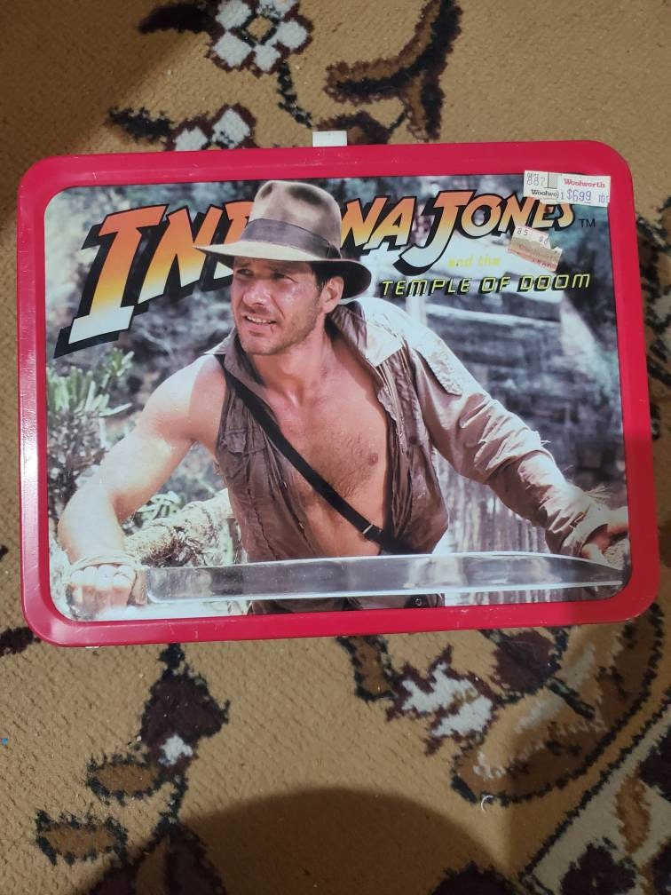 1984 Thermos Indiana Jones & The Raiders of the Lost Ark Lunch Box (1A)