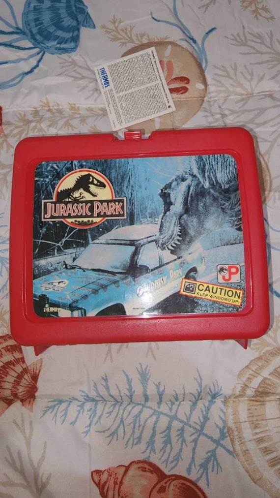 1992 Jurassic park vintage lunchbox