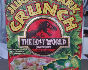 1997 Jurassic Park Crunch Cereal