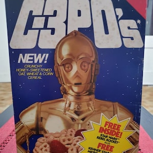 1984 C-3PO Cereal box