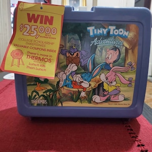 1990 Tiny Toons Lunchbox and cereal package