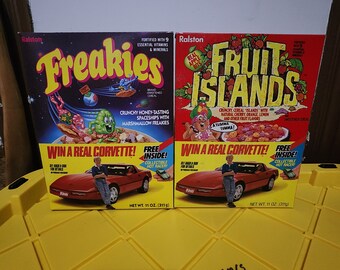 1987 Freakies & 1987 Fruit Islands Cereals