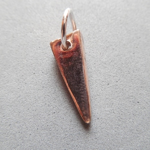 Ancient Original Scythian pendant, Antique Scythian arrowhead, Wonderful ancient Copper artifact, Cimmerian tip, Original ancient arrowhead