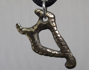 Ancient Viking bronze bow amulet,Viking protective amulet,Original Viking Jewelry,Ancient 8-13 century AD,Metal detector find,FREE SHIPPING