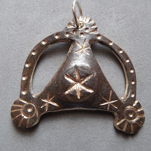 Rare big Ancient Vikings bronze Pendant, Unique Viking age artifact, Ancient Symbolic Artifact, Medieval Pendant,Antique Kievan Rus artifact