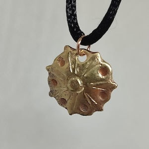 Seltenes antikes Wikinger Bronze BlumenAmulett, Kiewer Rus Anhänger, Wikinger Bronze Aufhängung, Wikinger Artefakte, Wikinger Bronze Talisman, Runen Amulett