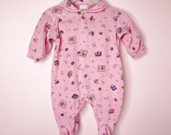Snugabye Bunny Easter Sleeper Pyjamas Pink 6 months