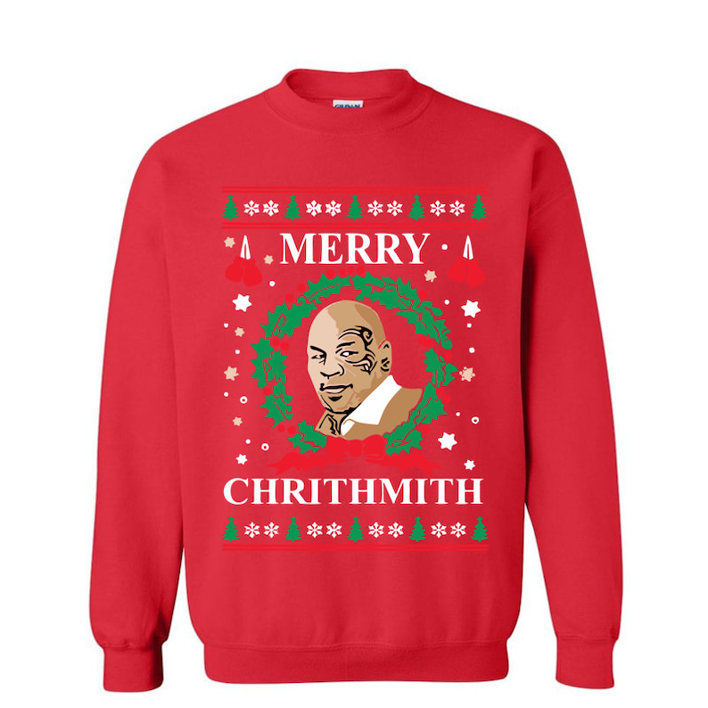 Mike Tyson Christmas Sweater Merry Chrithmith Mike Tyson - Etsy