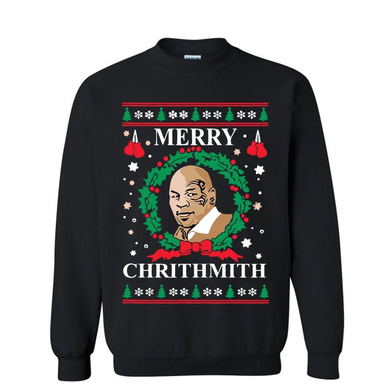 Discover Mike Tyson Christmas Sweater - Merry Chrithmith Mike Tyson Sweater