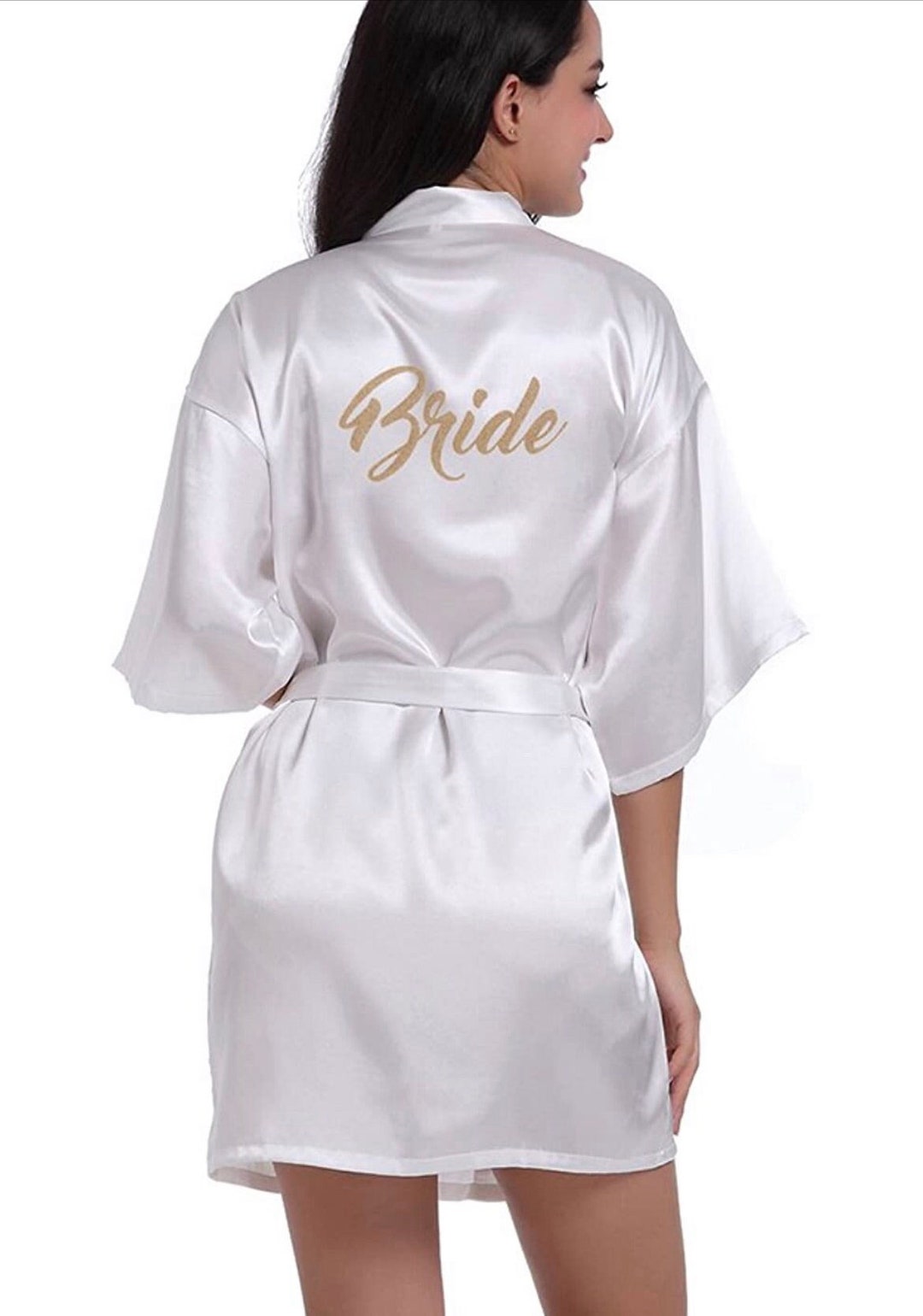 Women Satin Robe Custom Made Robe Handmade Satin Robe Etsy