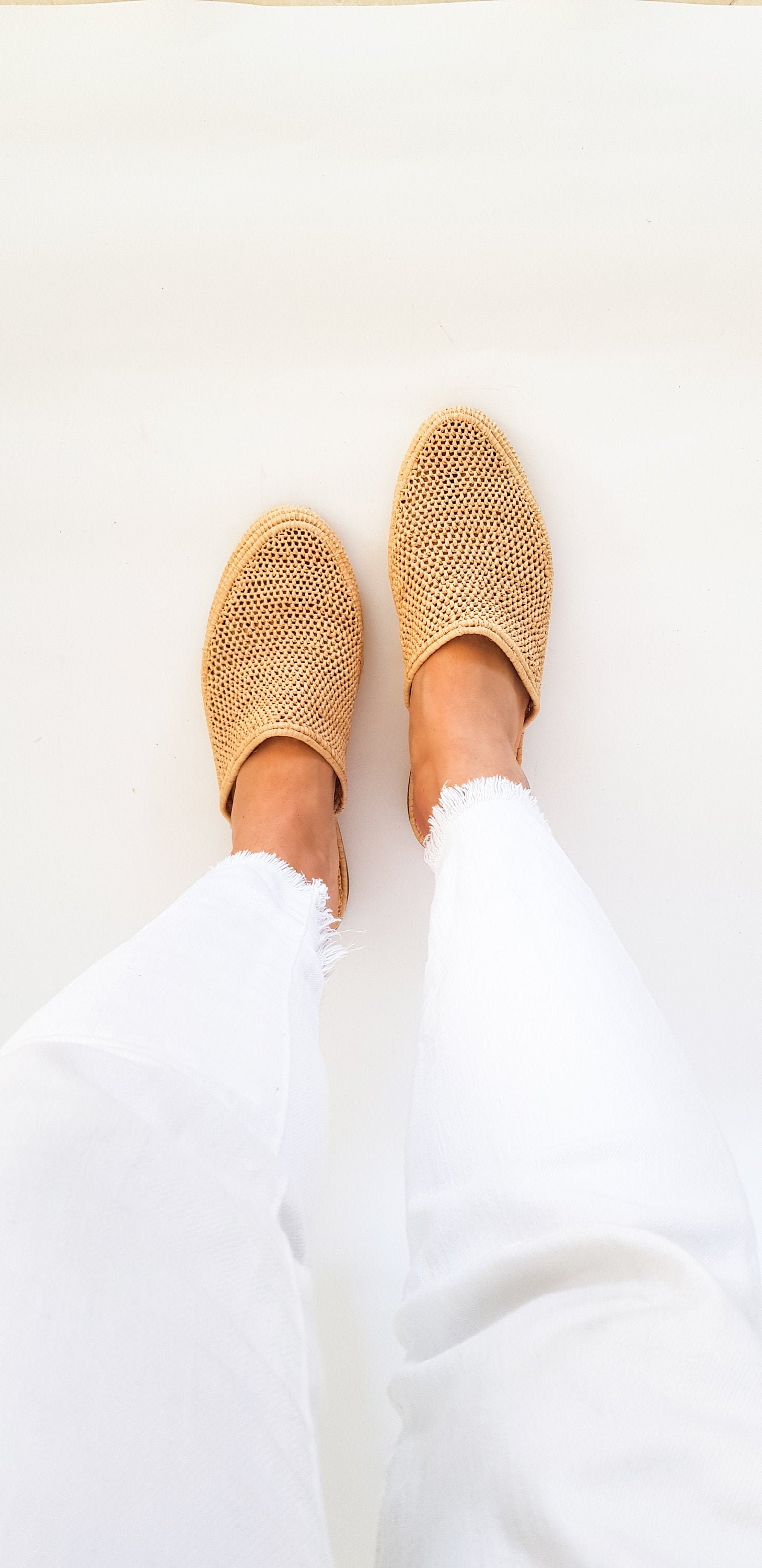 Women's violet hotsell woven backless mules