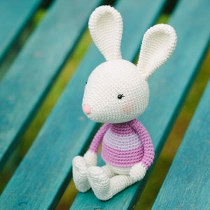 Amigurumi bunny pattern, crochet pattern PDF, bunny crochet pattern