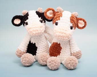 Cow Crochet Pattern – Amigurumi Plush Toy – Stuffed Animal PDF