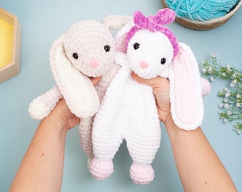 Patrón de crochet conejo, tutorial muñeco de apego en Español