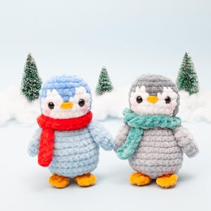 Crochet Penguin Pattern - Easy amigurumi crochet pattern, Winter Decor DIY | Beginner-Friendly image 5